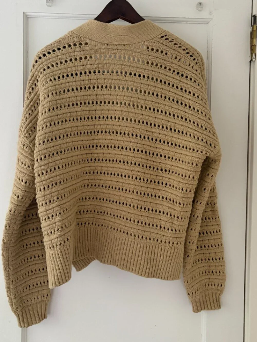 Madewell Tanfield open-stitch cardigan Size Small